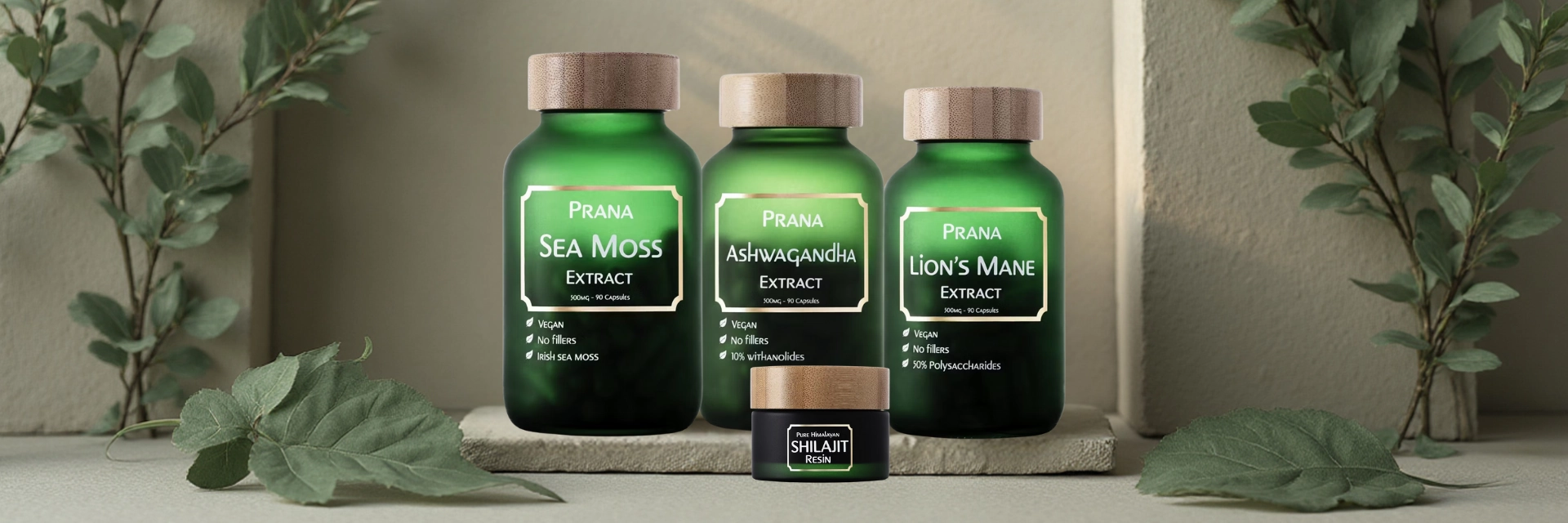 PRANA - Brand banner with SEA MOSS Extract
