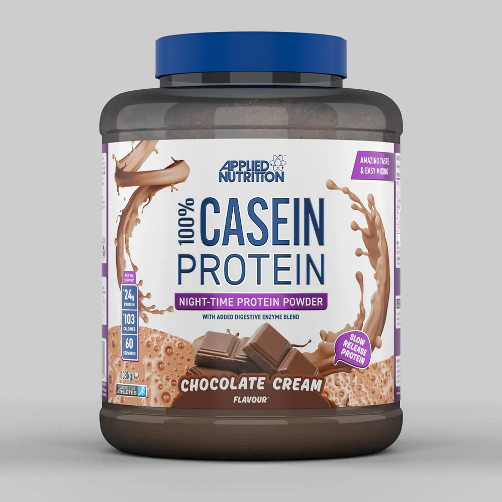 100_Casein_Protein_1.8kg_-_Chocolate_Cream Casein Protein I 1.8kg - Bilde 1