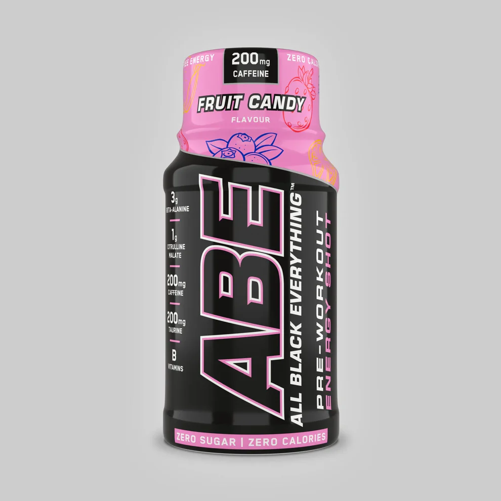 ABE_Pre-Workout_Energy_Shot_60ml_-_Fruit_Candy (1) ABE Ultimate Pre-Workout Shot I 60ml - Bilde 1
