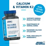 Calcium + K2 I 60 V Capsules - Bilde 5