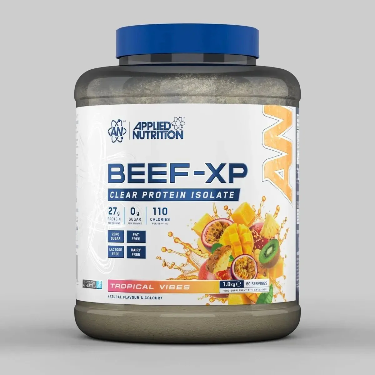 Beef-XP_1.8kg_-_Tropical_Vibes_63df5690-add5-4408-9edf-ee6ad84f661f BEEF-XP I Clear Beef Protein Isolate I 1.8kg - Bilde 1