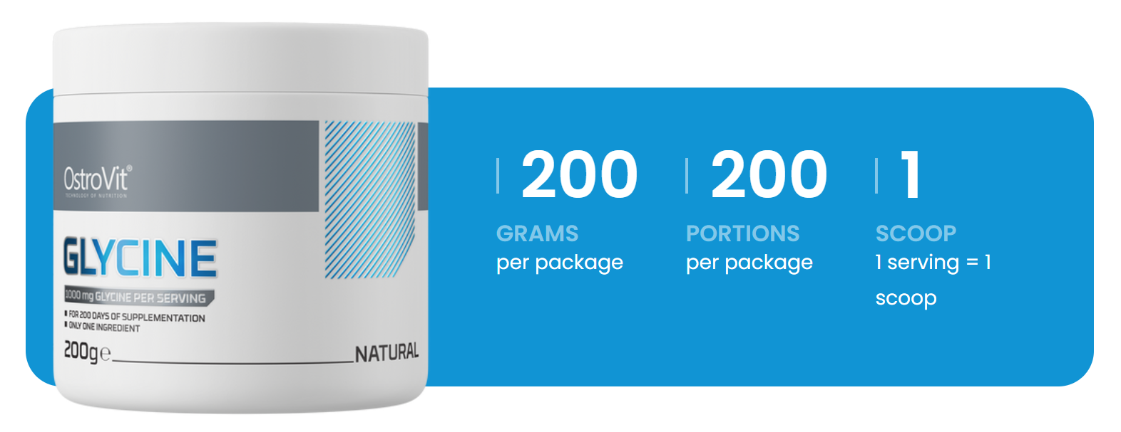 Glycine I Natural I 200g