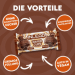 Vegan Wafer Cups I Pistachio Dark Choc - Bilde 2