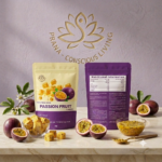 100% Freeze-Dried Passion Fruit Cubes I 30g - Bilde 2