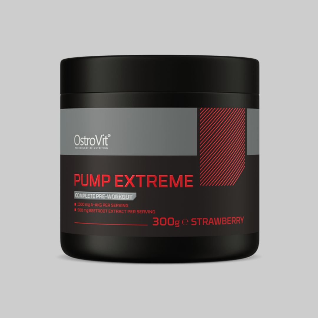 OstroVit Pump Extreme 300 g Pump Extreme I Strawberry I 300g - Bilde 1